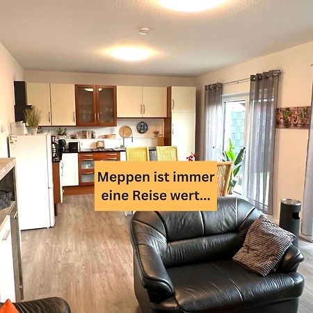 דירות Ferienhaus "Jonagold" Meppen Ebenerdig Carport Terrasse Free Wifi 2 Schlafzimmer Kueche Gaeste-Wc Wallbox מראה חיצוני תמונה